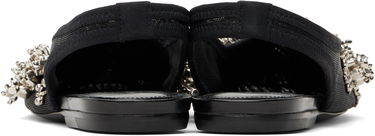 Dodaci Dries Van Noten Dries Van Noten Embellished Mesh Slingback Ballerinas Crna | WS251-1617-800, 1