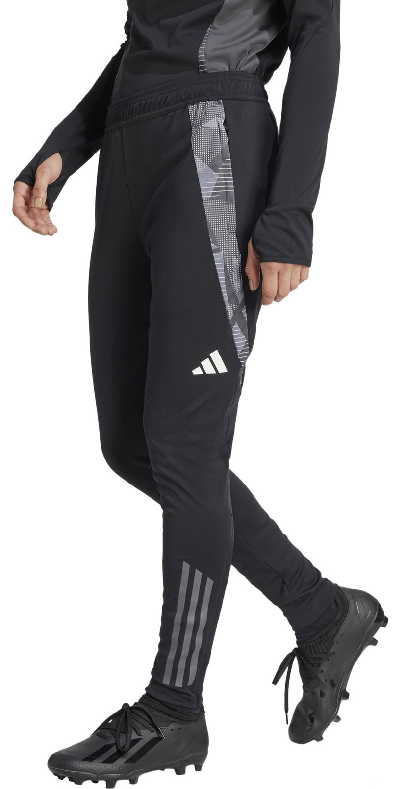 Hlače i traperice adidas Originals adidas TIRO24 C TRPNTW Crna | ip7600
