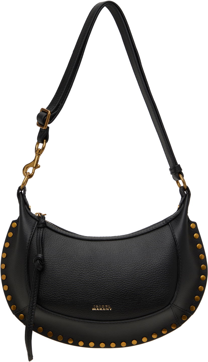 Torba za rame ISABEL MARANT Isabel Marant Oskan Moon Shoulder Bag Crna | PP0003FA-A1C02M