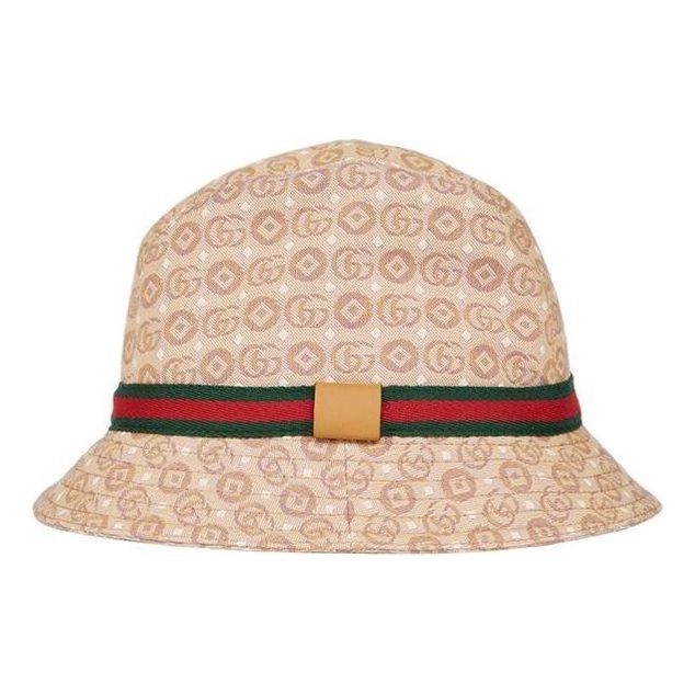 Šešir Gucci Gucci GG Canvas Bucket Hat with Web Bež | 4117903HAK89765
