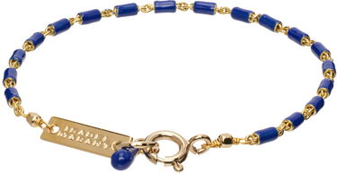 Narukvica ISABEL MARANT Chain Bracelet with Blue Enamel Plava | BR0002FA-A3B01B, 1