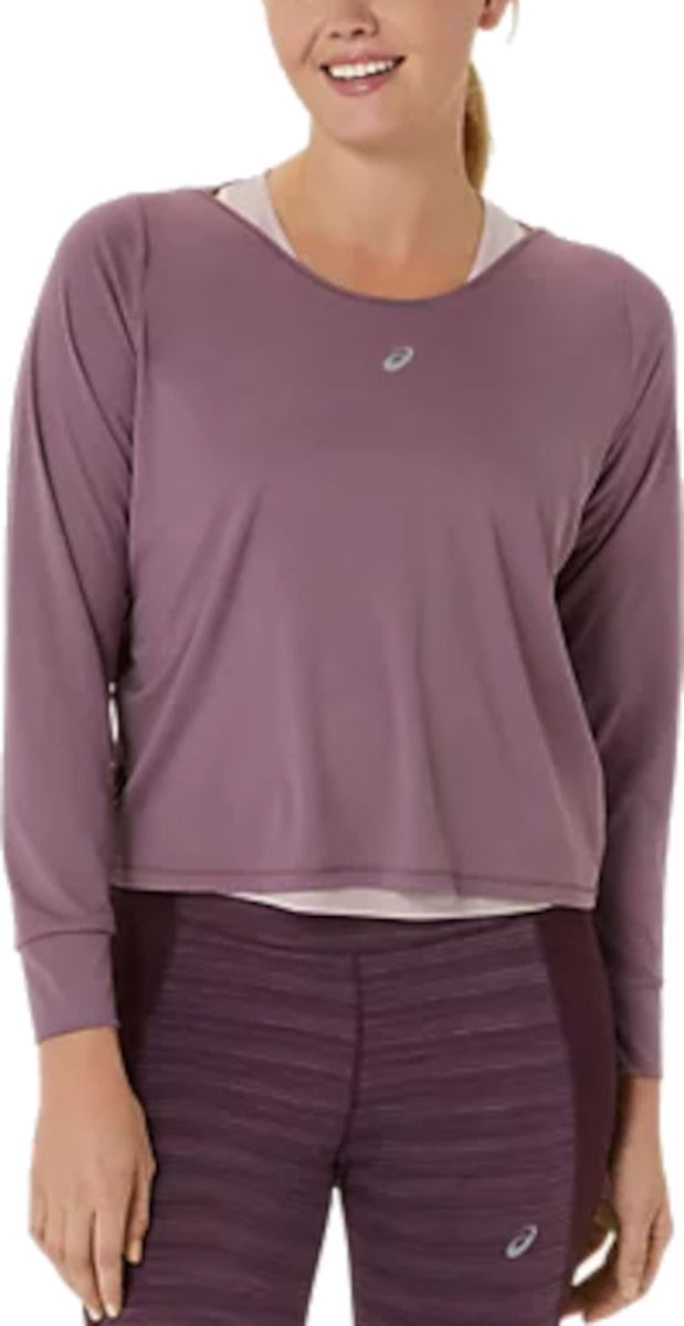 Majica kratkih rukava Asics NAGINO RUN LS TOP Ljubičasta | 2012d085-500