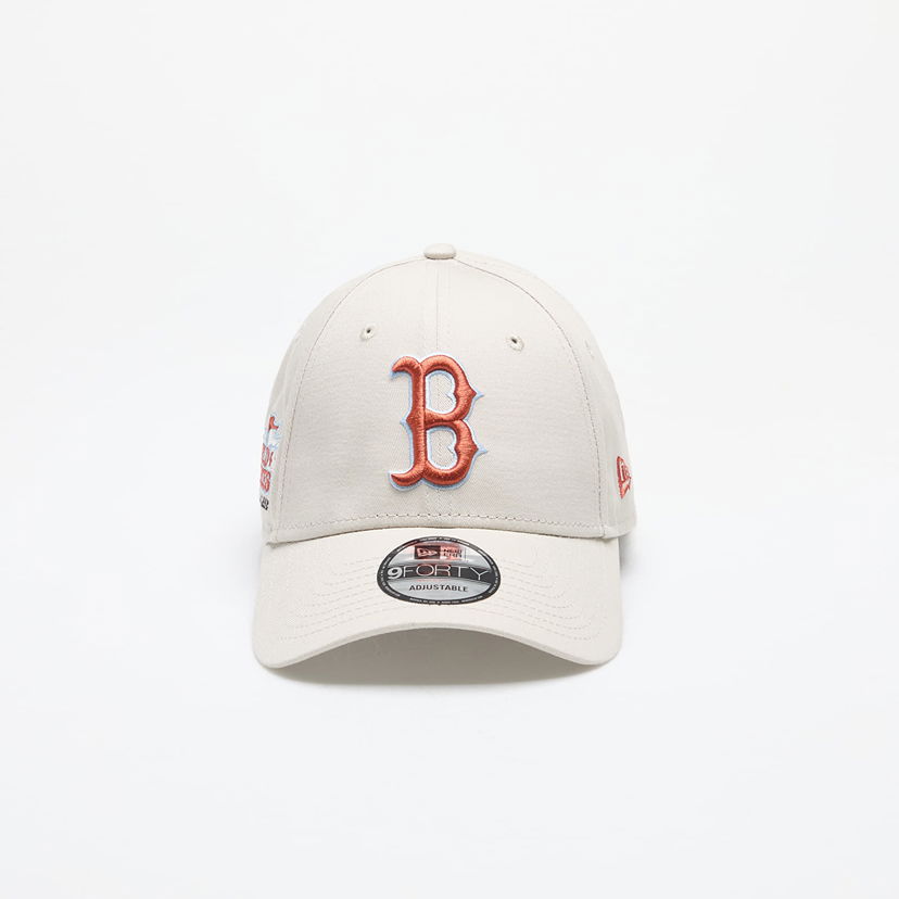 Kapa New Era 9FORTY MLB Patch 9Forty Boston Red Sox Stone Bijela | 60503511