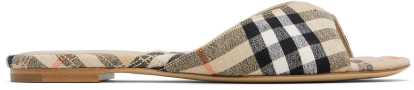 Dodaci Burberry Burberry Check Mews Sandals Bež | 8106160