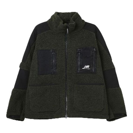 Parka New Balance Warm Winter Fleece Jacket Zelena | MDA43121-KH