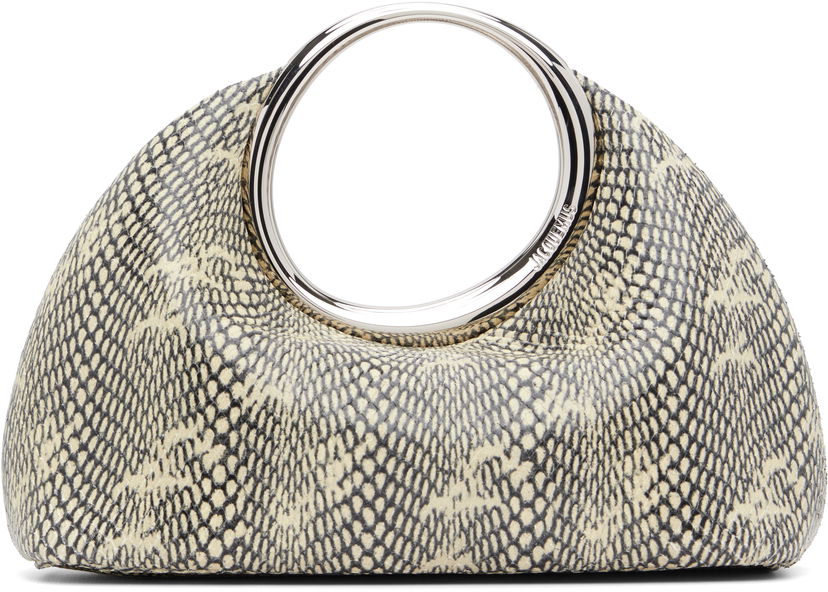 Ručna torbica Jacquemus Jacquemus 'The small Calino' Snakeskin Hobo Bag Bež | 25E241BA395-3233