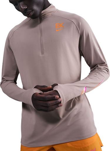 Majica kratkih rukava Nike Stride Eliud Kipchoge Quarter-Zip Running Top Bež | hv2658-271, 0