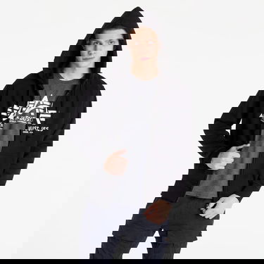 Dukserice Alpha Industries Basic Zip Hoodie Crna | 178325 03, 0