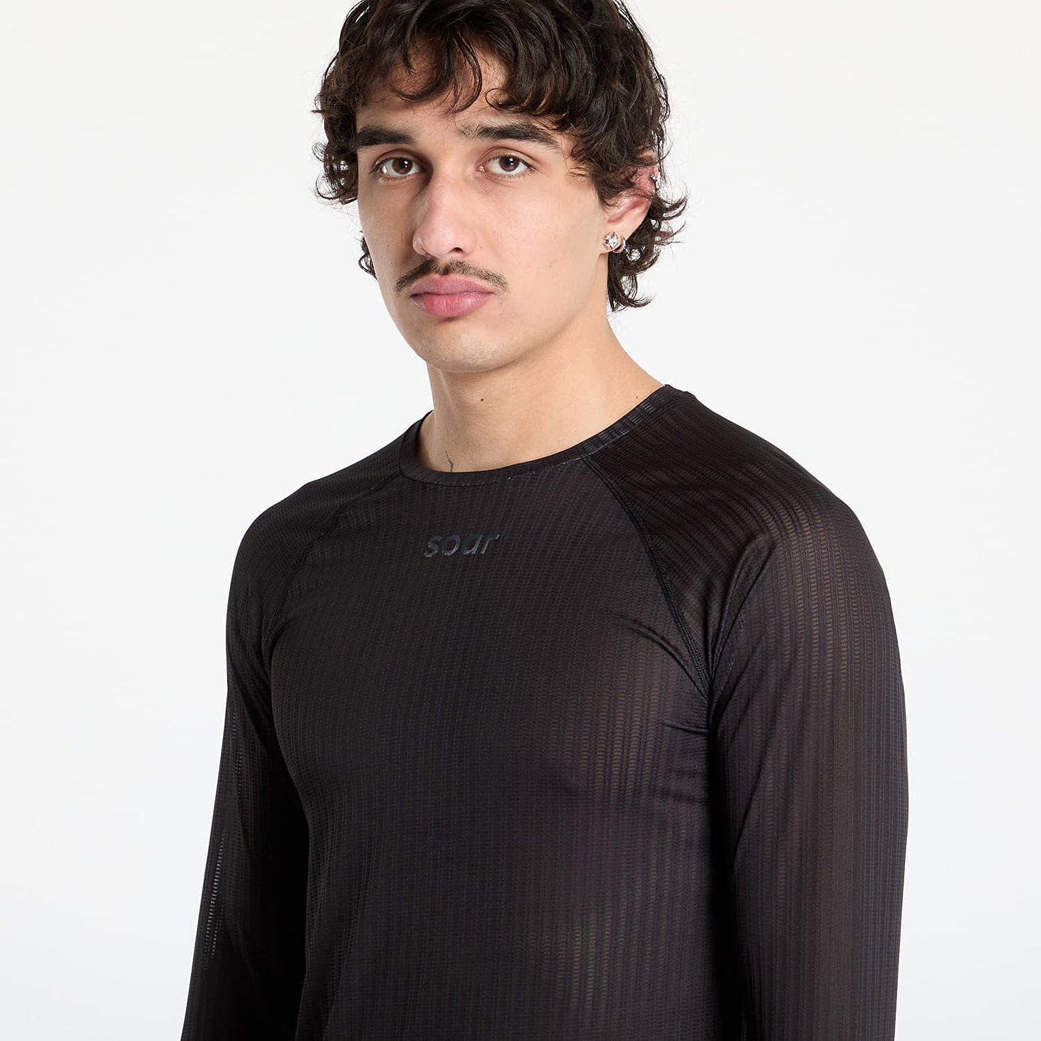 Majica kratkih rukava Soar Running SOAR Running Race Base Layer T-Shirt Crna | SS25-SBL2M-BLK/DOT, 1