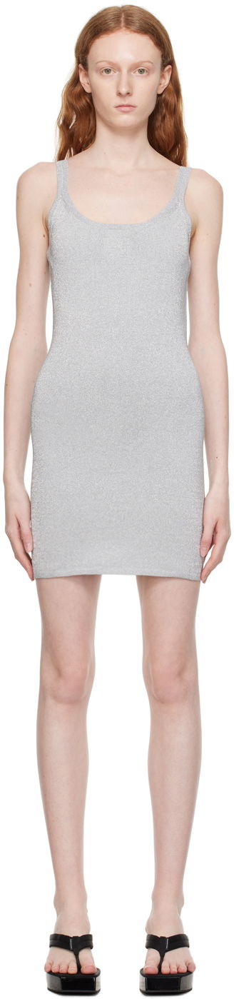 Haljina Alexander Wang Alexander Wang Tank Minidress Siva | 4KC3236017