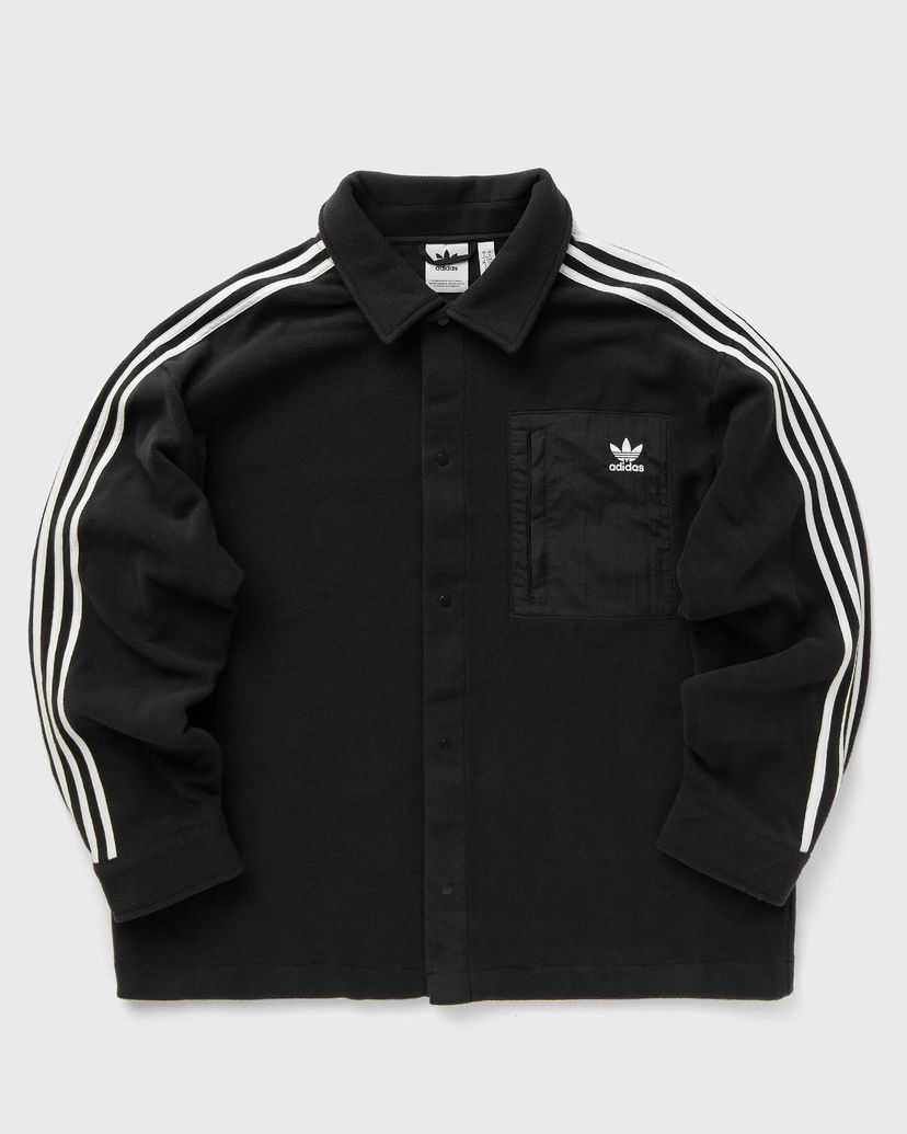 Košulja adidas Originals Black Polar Overshirt XXL Crna | IZ1834