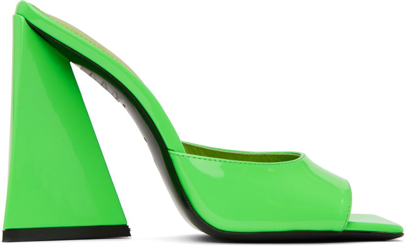 Haljina The Attico Attico Devon Heeled Sandals Zelena | 231WS000 L002
