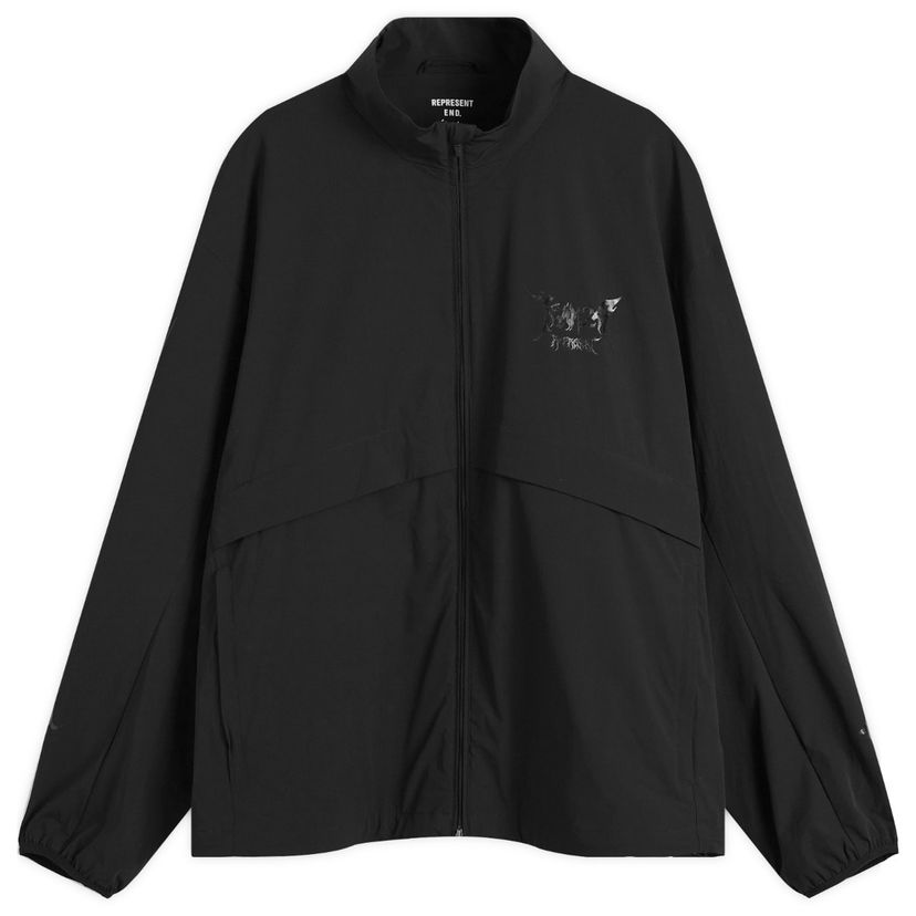 Vjetrovka Represent Clo 247 Track Jacket, Size Large Crna | 247M125-01