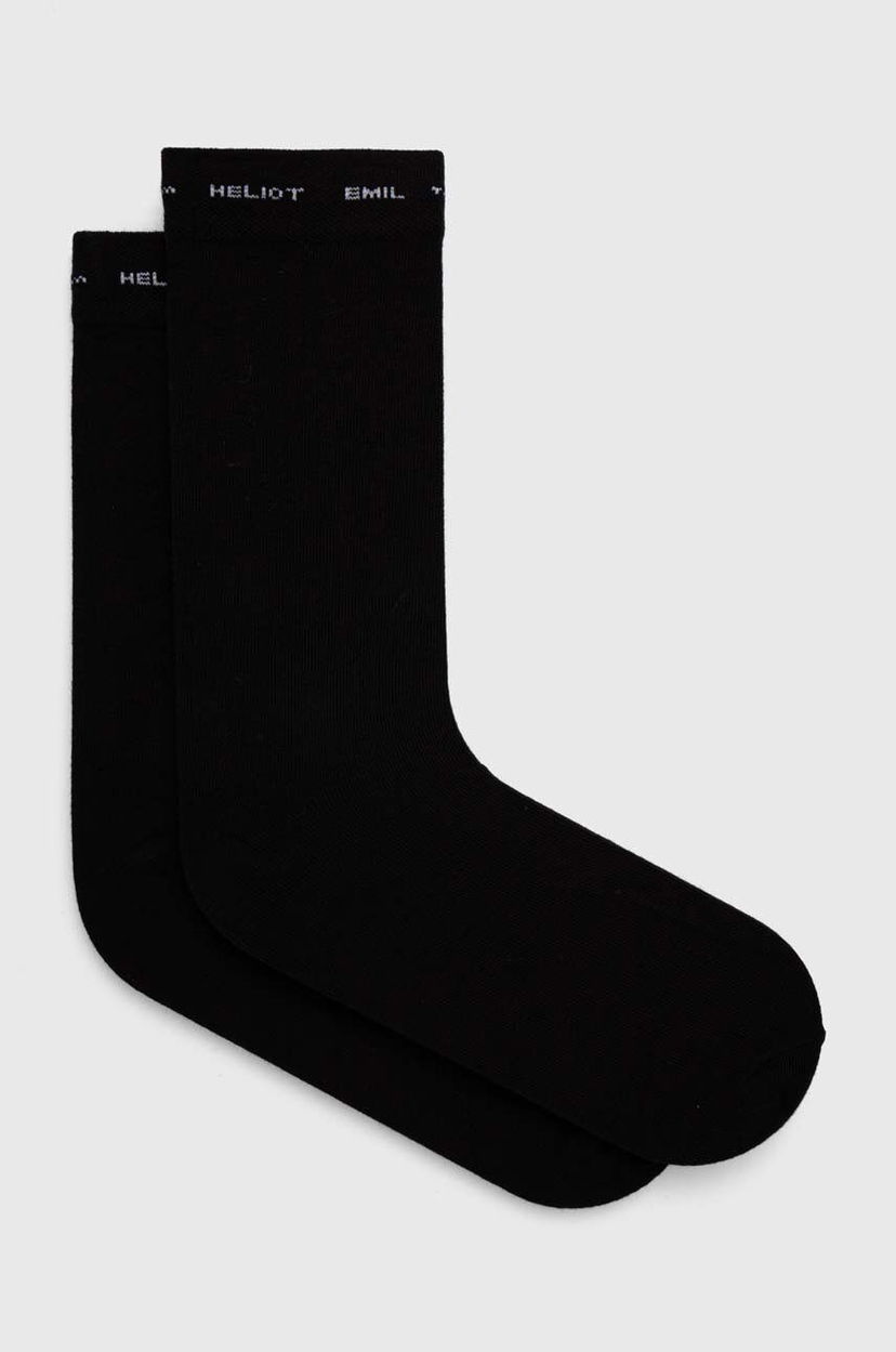 Čarape HELIOT EMIL Black Socks Crna | HE.16.45.C01