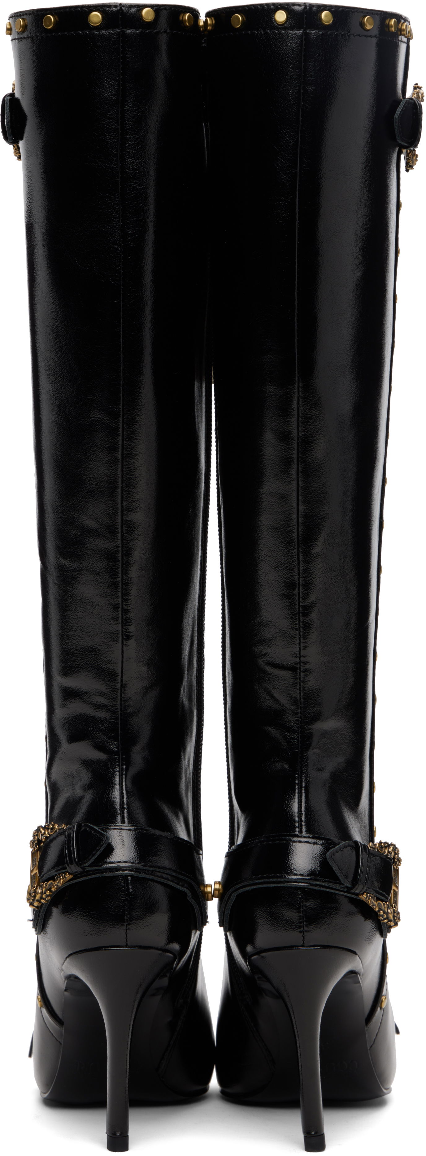 Tenisice i cipele Versace Versace Jeans Couture Couture1 Scarlett Knee-High Boots Crna | E79VA3S58_EZSC35, 1