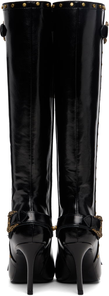 Tenisice i cipele Versace Versace Jeans Couture Couture1 Scarlett Knee-High Boots Crna | E79VA3S58_EZSC35, 1