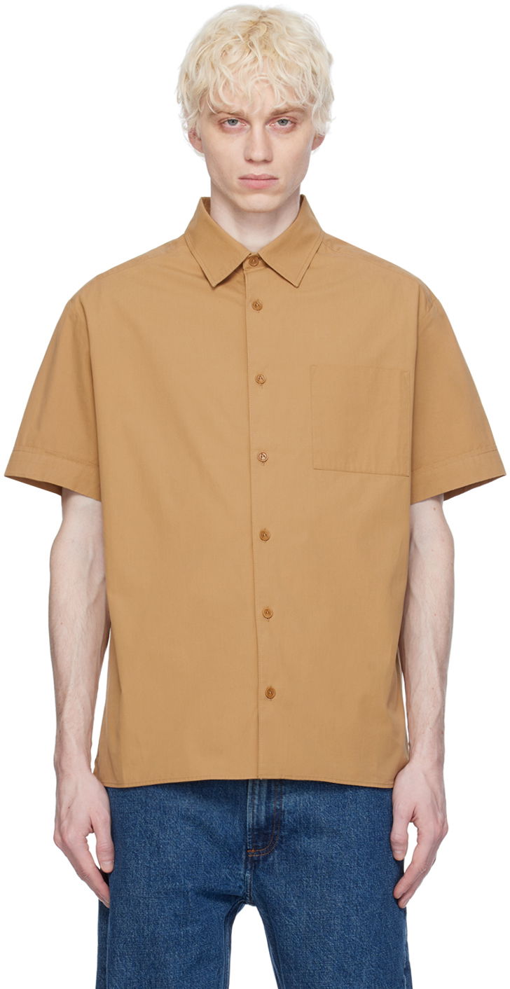 Košulja A.P.C. Ross Shirt Bež | COGWI-H12541
