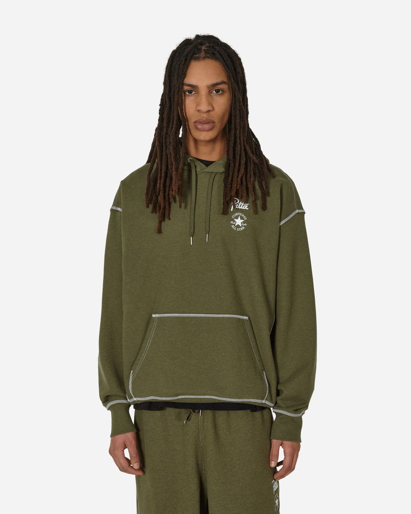 Dukserice Converse Patta Gold Standard Hoodie Utility Green Heather Zelena | 10026928-A01