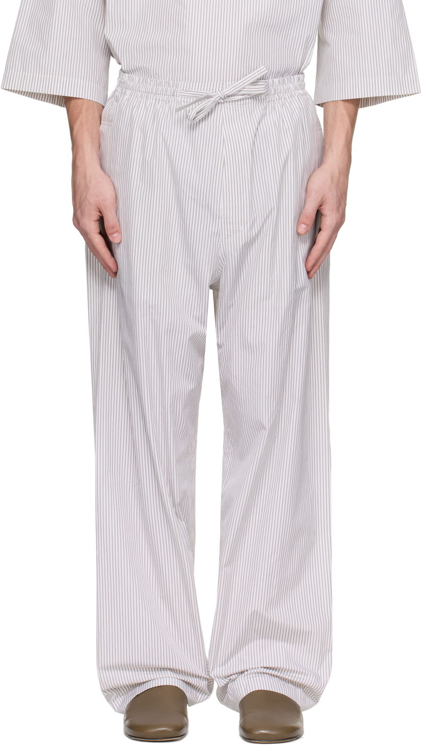 Pidžama LEMAIRE Lemaire Striped Pyjama Trousers Bijela | PA1211 LF1409