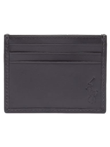 Novčanik Polo by Ralph Lauren Multi Pony Player Card Holder Black/White Crna | 405845400001