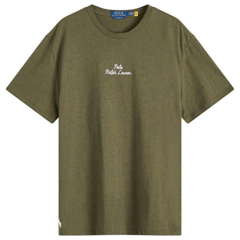 Majica kratkih rukava Polo by Ralph Lauren Ralph Lauren Classic Fit Embroidered T-Shirt Zelena | 710936585021
