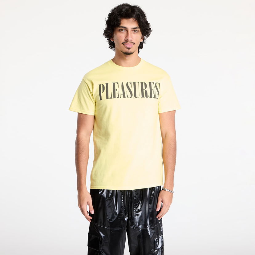 Majica kratkih rukava Pleasures Onyx 24 Graphic Print T-Shirt Žuta | P24W048 CORNSILK