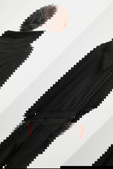 Dukserice Rick Owens Rick Owens DRKSHDW Mountain Hoodie Crna | DU02E7286.RIG, 2