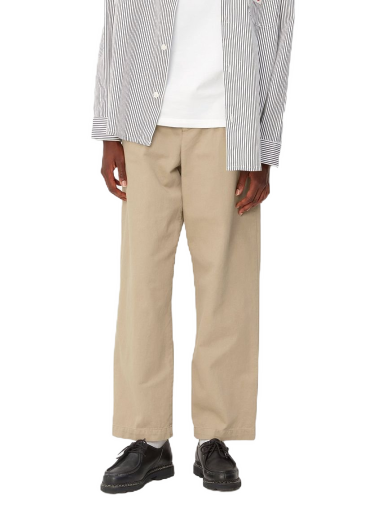 Hlače Carhartt WIP Cara Pant "Wall garment dyed" Bež | I029802_G1_GD