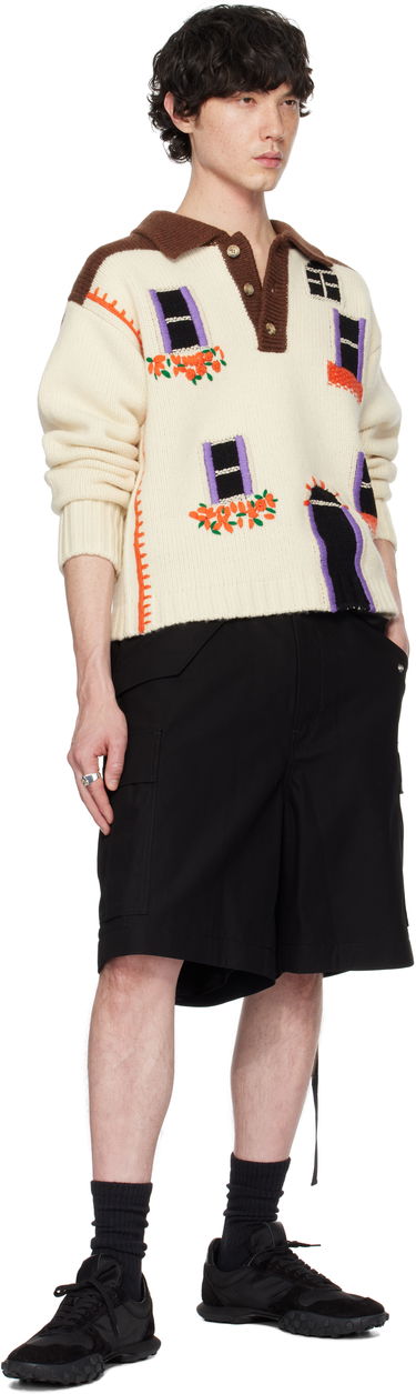 Džemper JW Anderson JW Anderson House Intarsia Polo Sweater Višebojno | KW1347-YN0413, 3