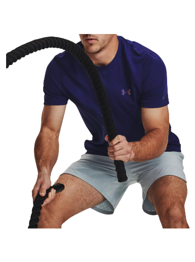 Majica kratkih rukava Under Armour Rush Seamless Legacy Tee Tamnoplava | 1376781-468