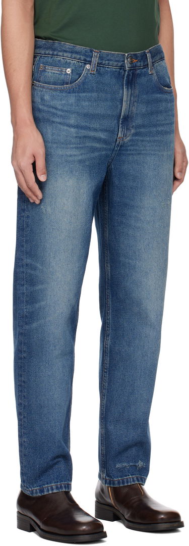 Jeans A.P.C. Martin Straight-Leg Jeans Plava | COHFC-H09121, 1