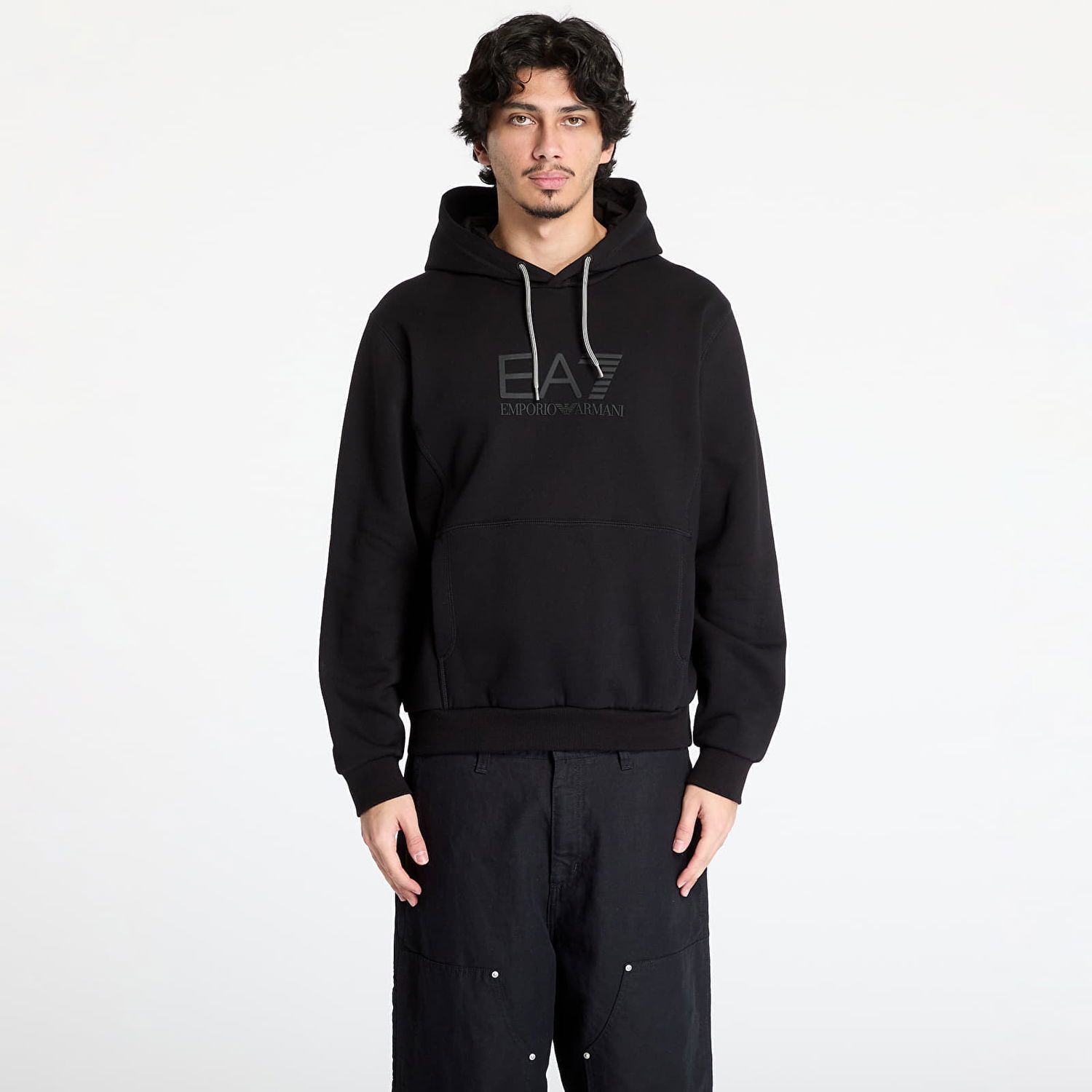 Dukserice Emporio Armani EA7 Emporio Armani Train Visibility Hoodie Crna | 7M000240AF10377, 0