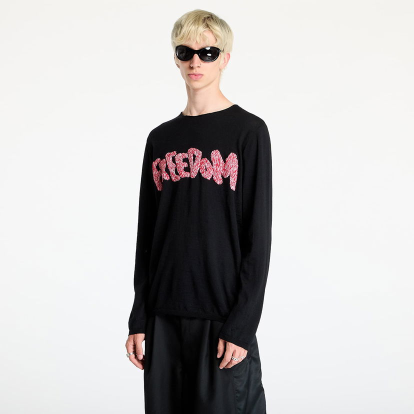 Džemper Comme des Garçons SHIRT Knit Sweater Black Crna | FN-N001 Black
