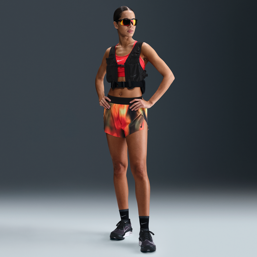 Prsluk Nike AeroSwift Dri-FIT ADV Printed Running Shorts with Liner Crna | IB2236-736