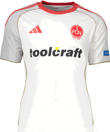 Dres adidas Originals 1. FC Nürnberg Away Jersey 2025/26 Bijela | 6fcnjd7396, 0