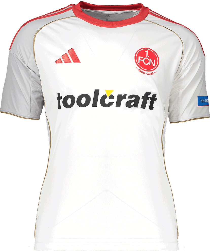 Dres adidas Originals 1. FC Nürnberg Away Jersey 2025/26 Bijela | 6fcnjd7396