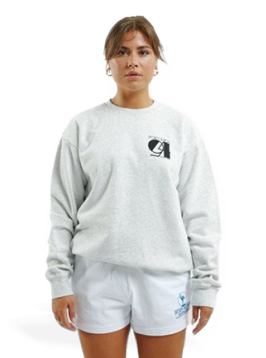Dukserice Sporty & Rich Studio Crewneck Siva | CR484HG