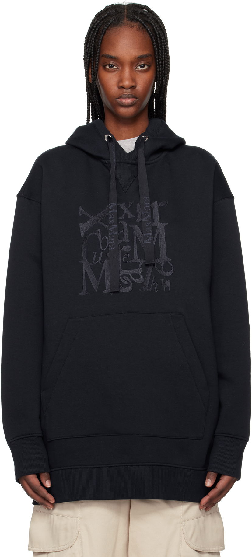 Dukserice Max Mara Max Mara Musa Hoodie Crna | 2519921011600