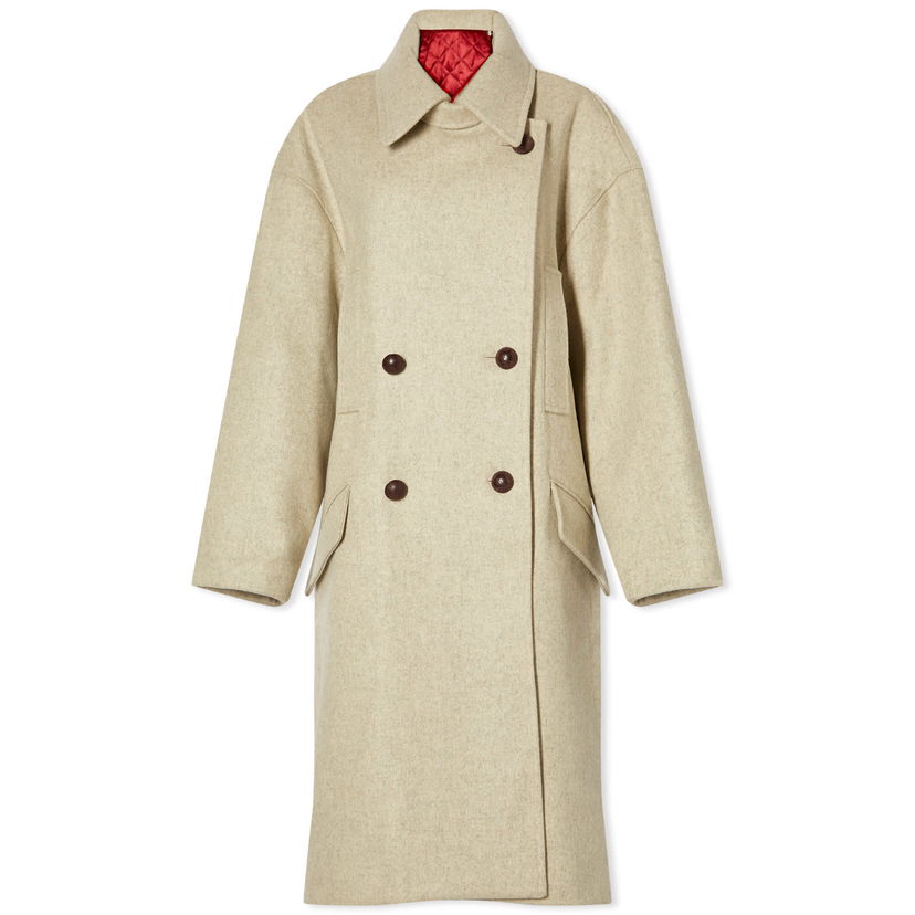 Kaputi ISABEL MARANT Fabiola Caban Coat Bež | MA0161FA-A4D05I-23SD