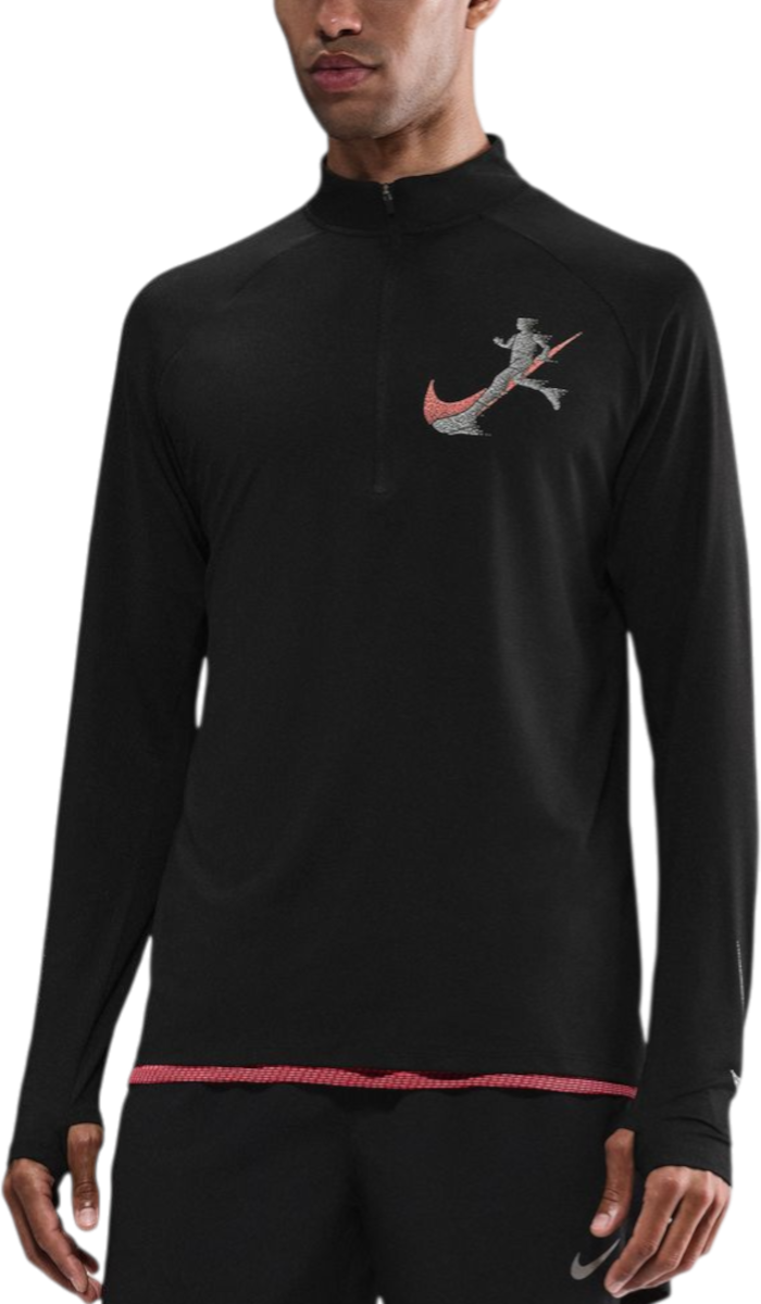 Dukserice Nike Nike Stride Long Sleeve Running Top Crna | ih2816-010