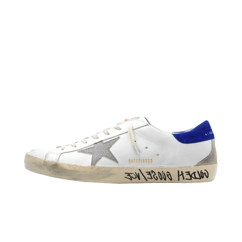 Tenisice i cipele Golden Goose Super-Star White Snake Blue Bijela | GMF00102.F004797.11554