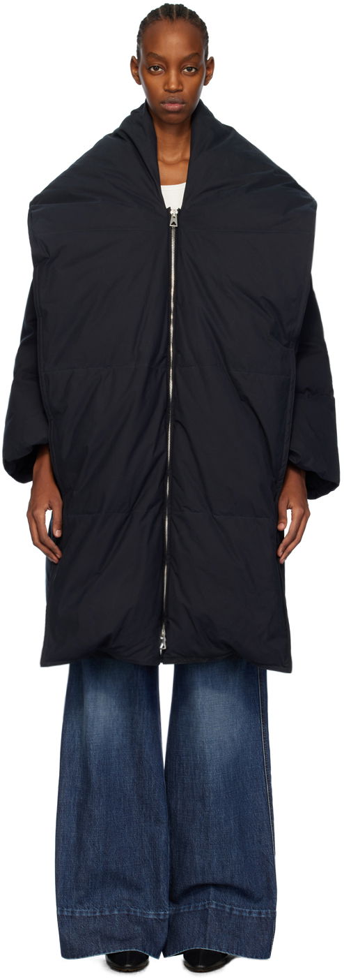 Parka Bottega Veneta Frosted Down Jacket Tamnoplava | 774210 V1LE0