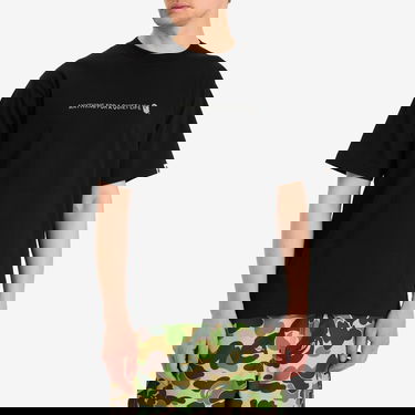 Majica kratkih rukava BAPE Reflector Industrial Logo T-Shirt, Size Large Crna | 001TEL301050M-BLK, 2