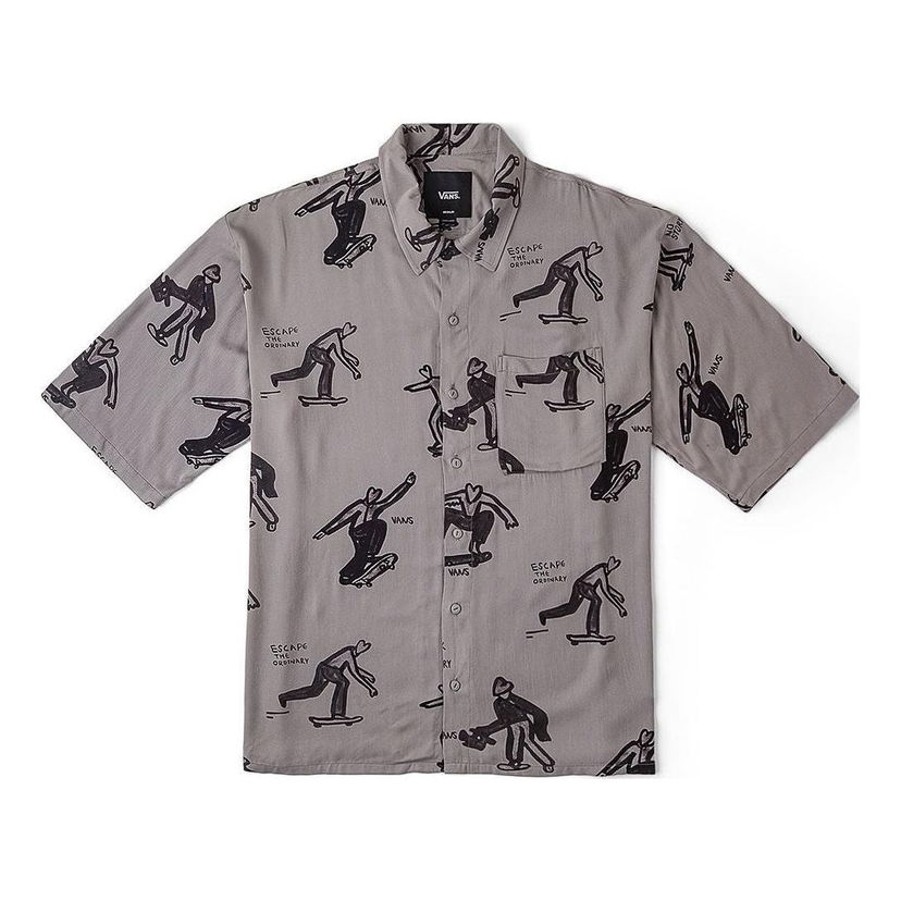 Košulja Vans Asia Artist Collection Graphic Shirt Siva | VN000J2XDGC