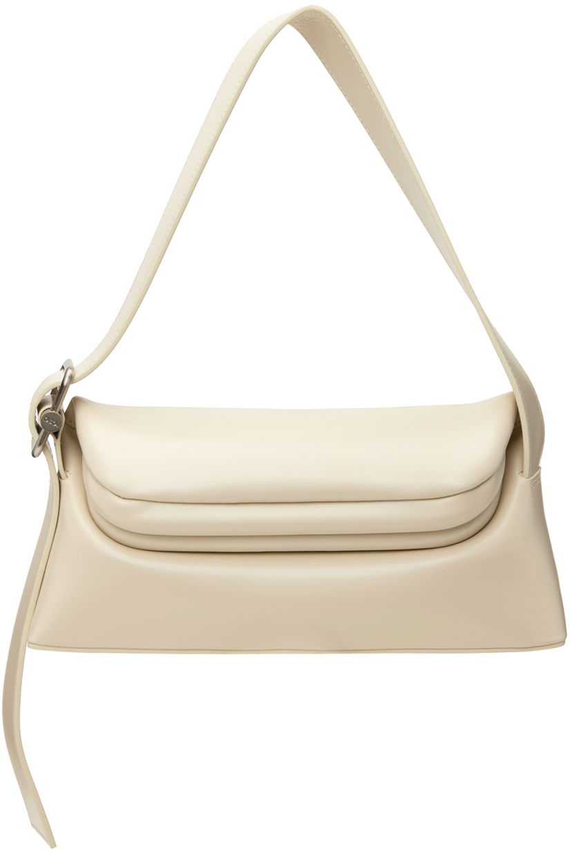 Ručna torbica OSOI Off-White Leather Shoulder Bag Bež | 22FB010-16-05