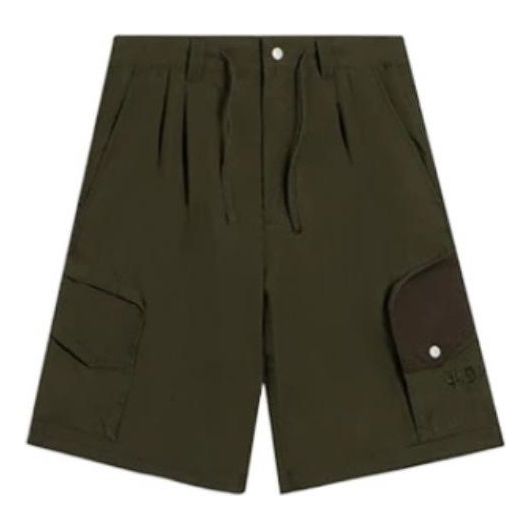 Kratke hlače Li-Ning Embroidered Logo Cargo Shorts Zelena | AKSS077-3