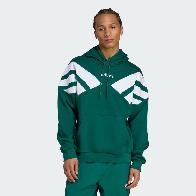 Dukserice adidas Performance Archive Cut Line Hoodie Zelena | JX3063