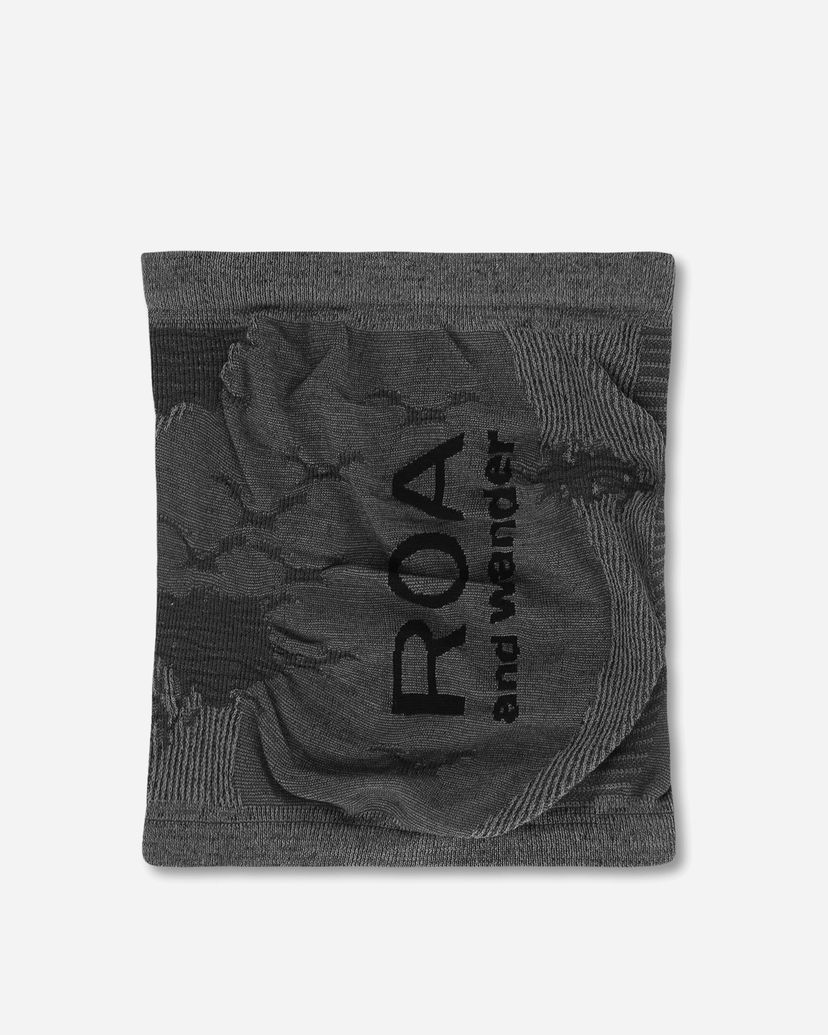 Šal ROA And wander Golm Dryarn Seamless Neck Warmer Siva | OBMW202YA02 BLK0001