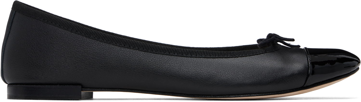 Odjeća Repetto Repetto Flora Bi-Material Ballerina Flats Crna | V639VVEN, 0