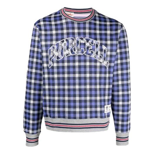 Džemper Converse Todd Snyder Crossover Series Plaid Sweatshirt Plava | 10022721-A01